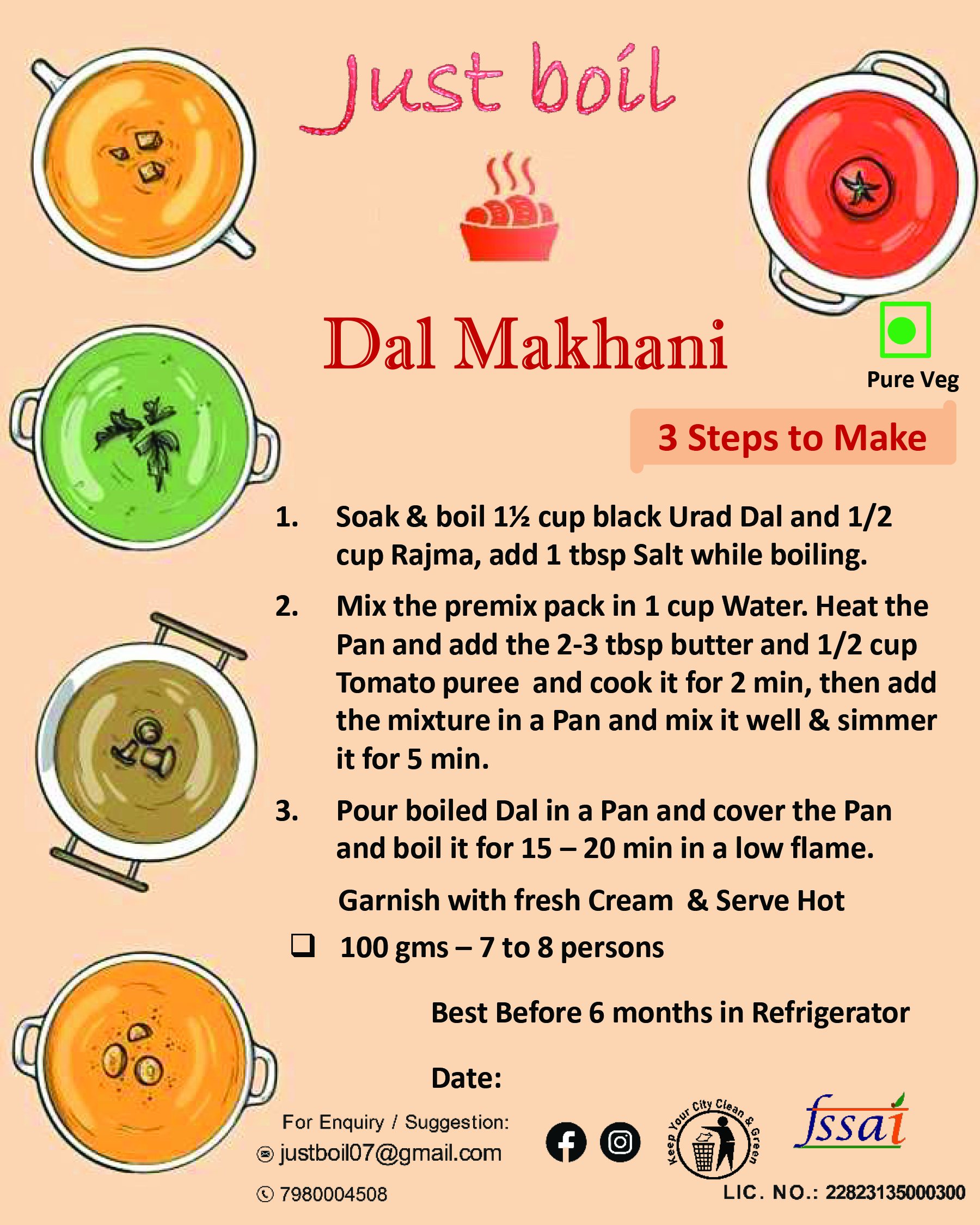 dal makhni premix