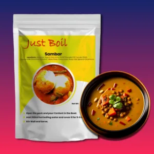 just boil food sambhar