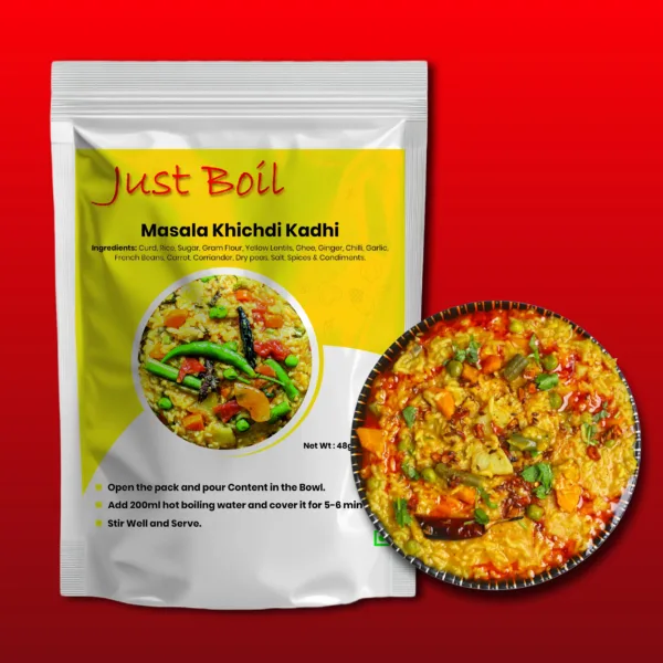 just boil food masala khichdi