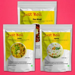 just boil foods poha upma paw bhaji