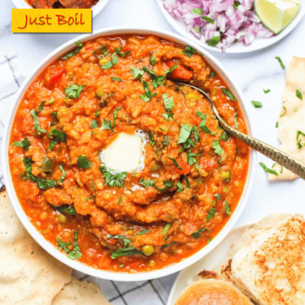 pav bhaji just boil