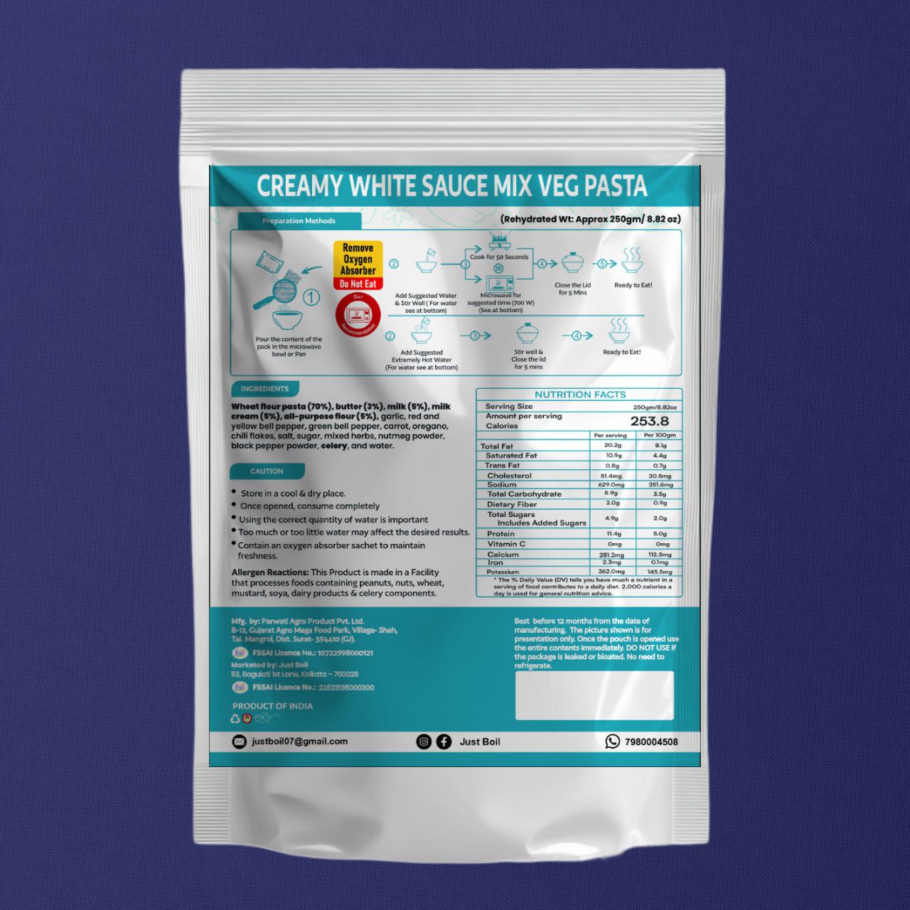 creamy white sauce mix veg pasta just boil foods creamy white sauce mix veg pasta just boil foods