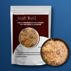 lemon coriander with peri peri mushroom just boil foods